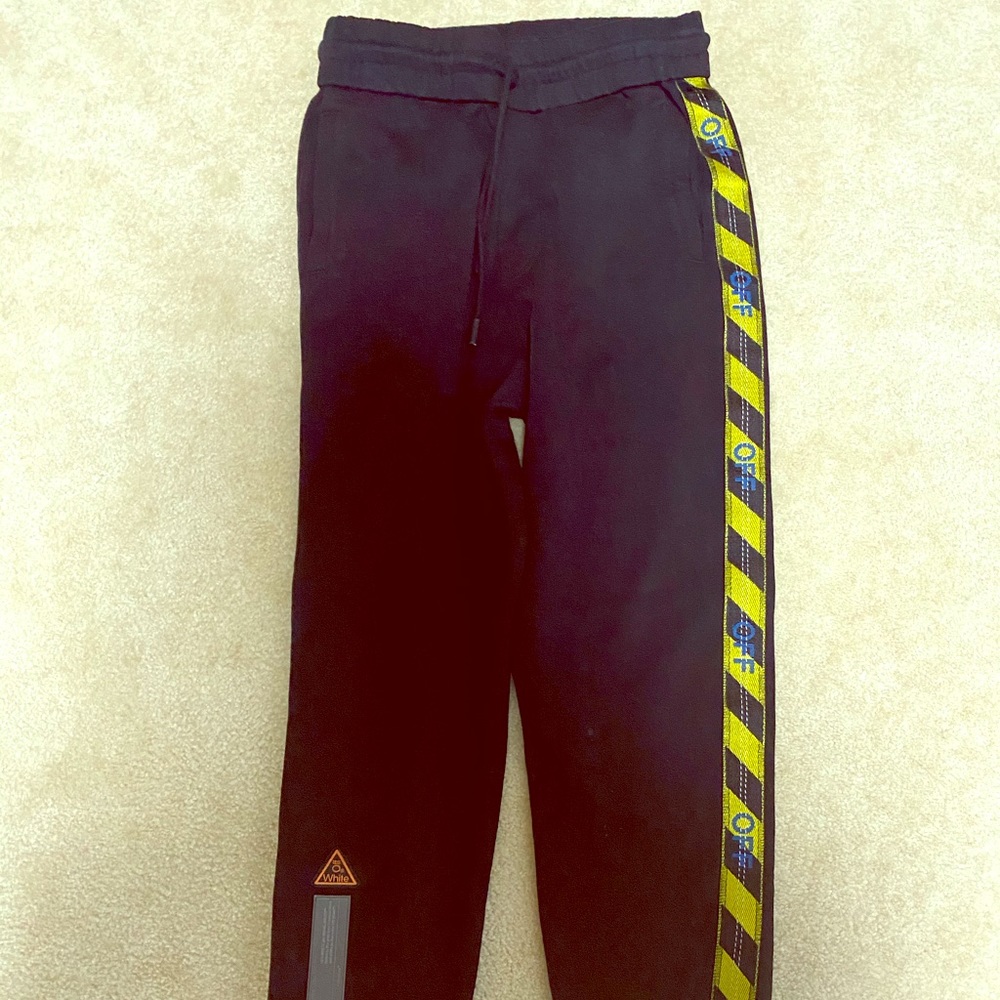 OFF-WHITE Firetape sweatpants